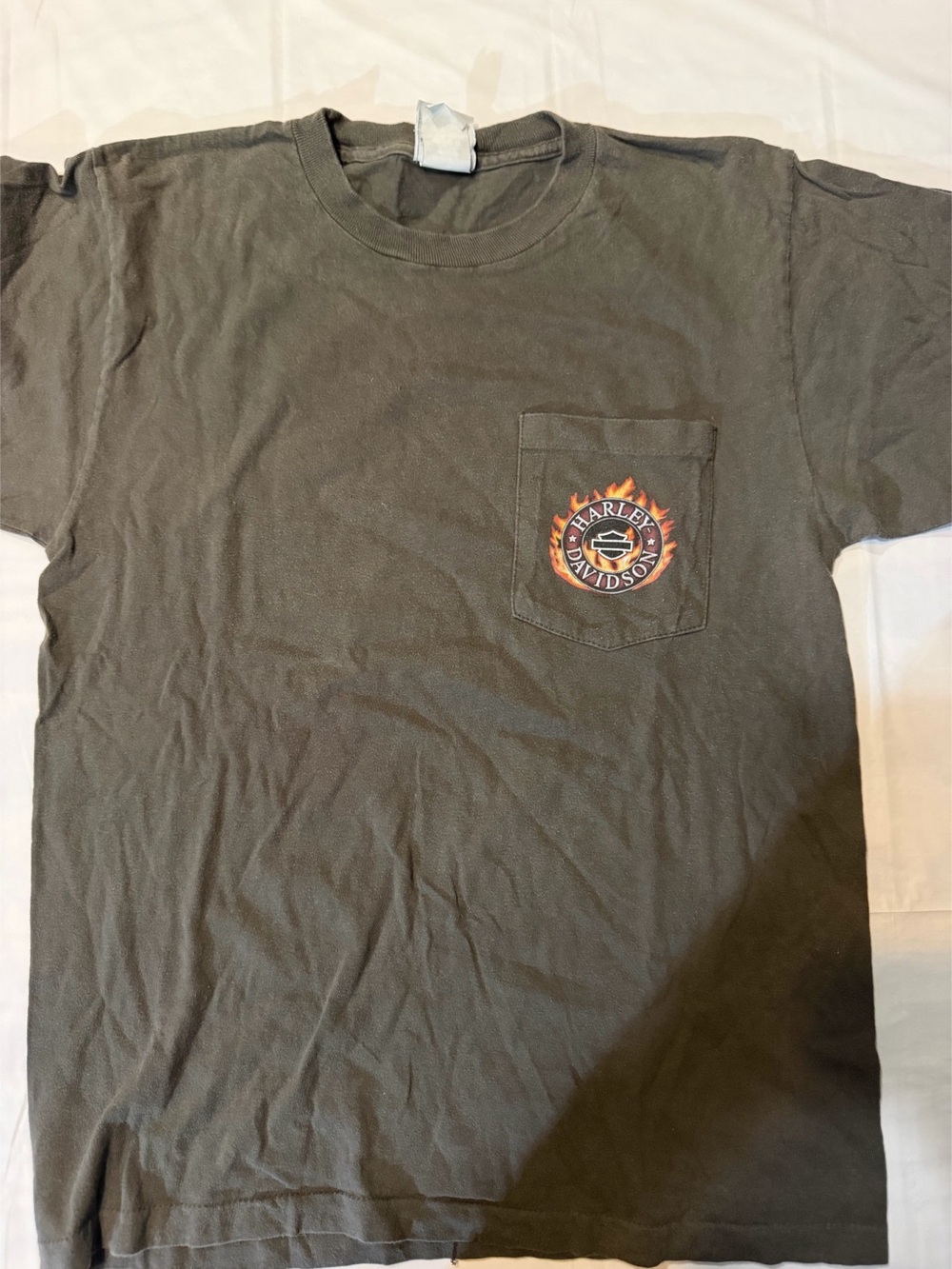 Y2K Harley-Davidson Florida T-Shirt Graphic T-Shirt Size Medium